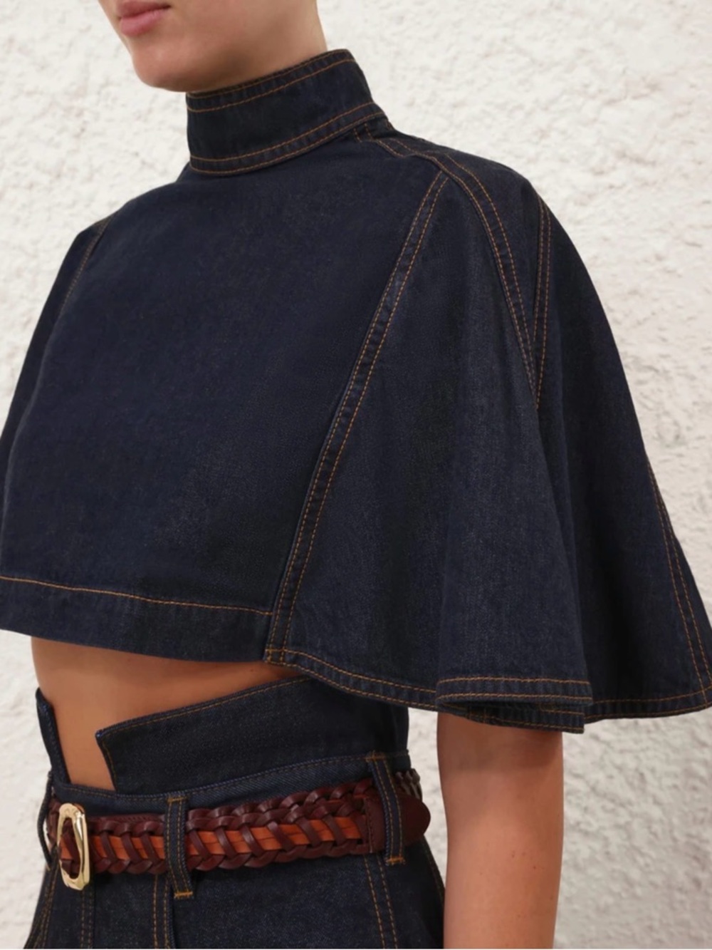 Zimmermann LUNA DENIM CAPELET - Picture 4 of 8